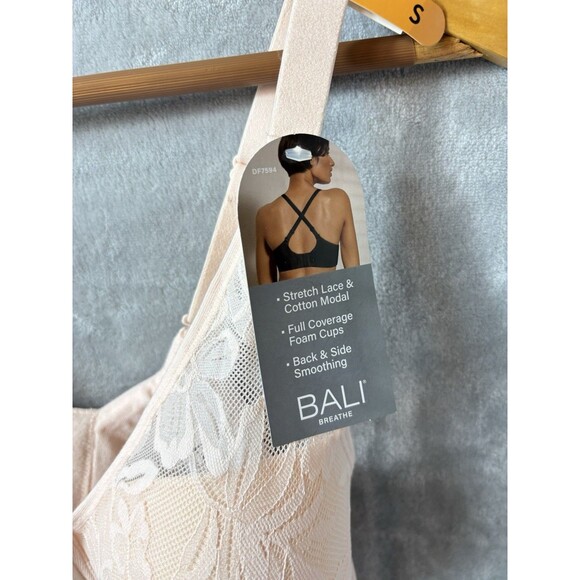 Bali Woman’s Bra Size S Breathable Peach Pink Color New Tags - Picture 2 of 4